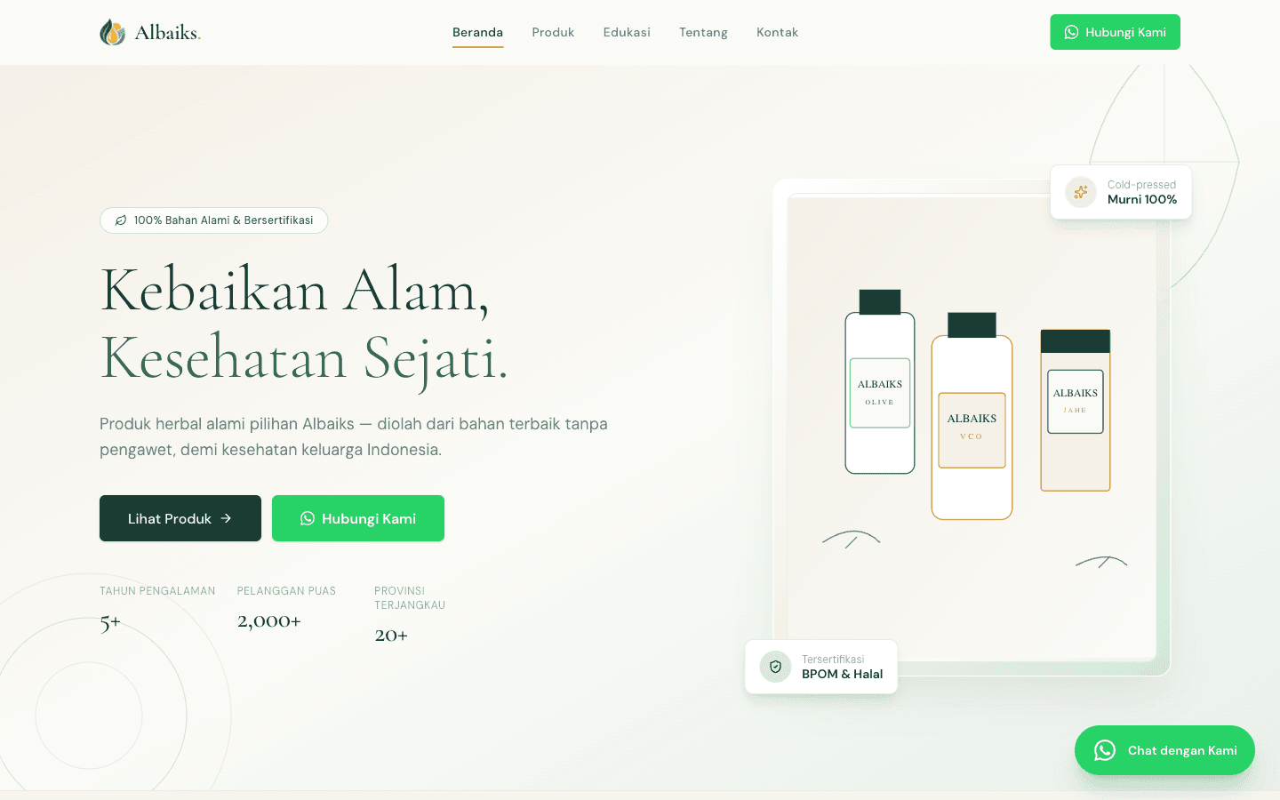 Albaiks Herbal homepage