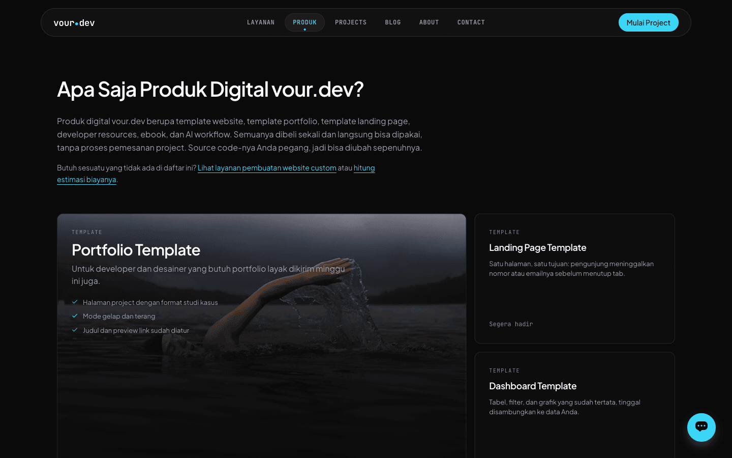 Digital products and developer resources showcase
